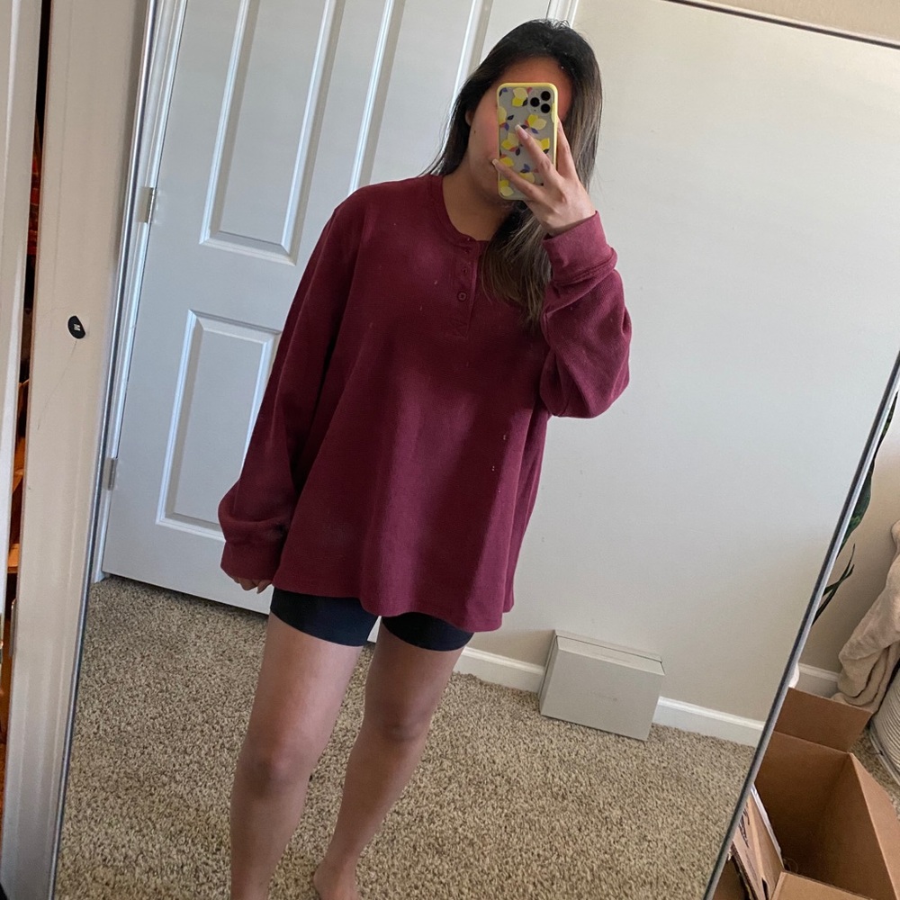 Oversized Henley